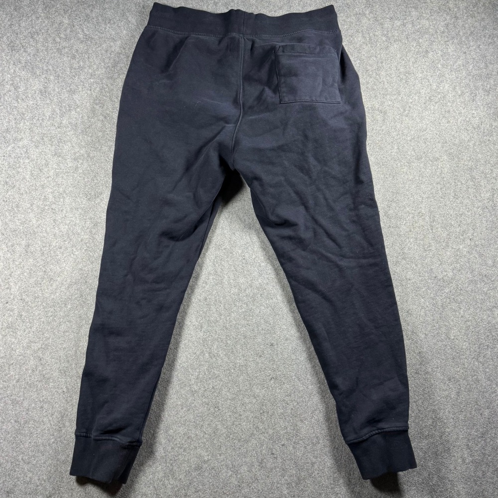 AllSaints Raven Sweatpant Mens Large Black Cotton Slim Tapered Joggers Causal - Picture 2 of 10